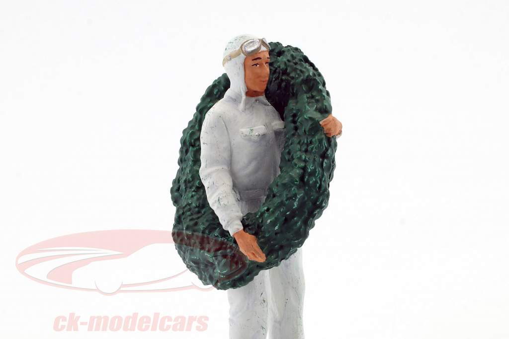 レース 車 ドライバ 数字 〜と 月桂樹 花輪 1:18 Figutec 数字