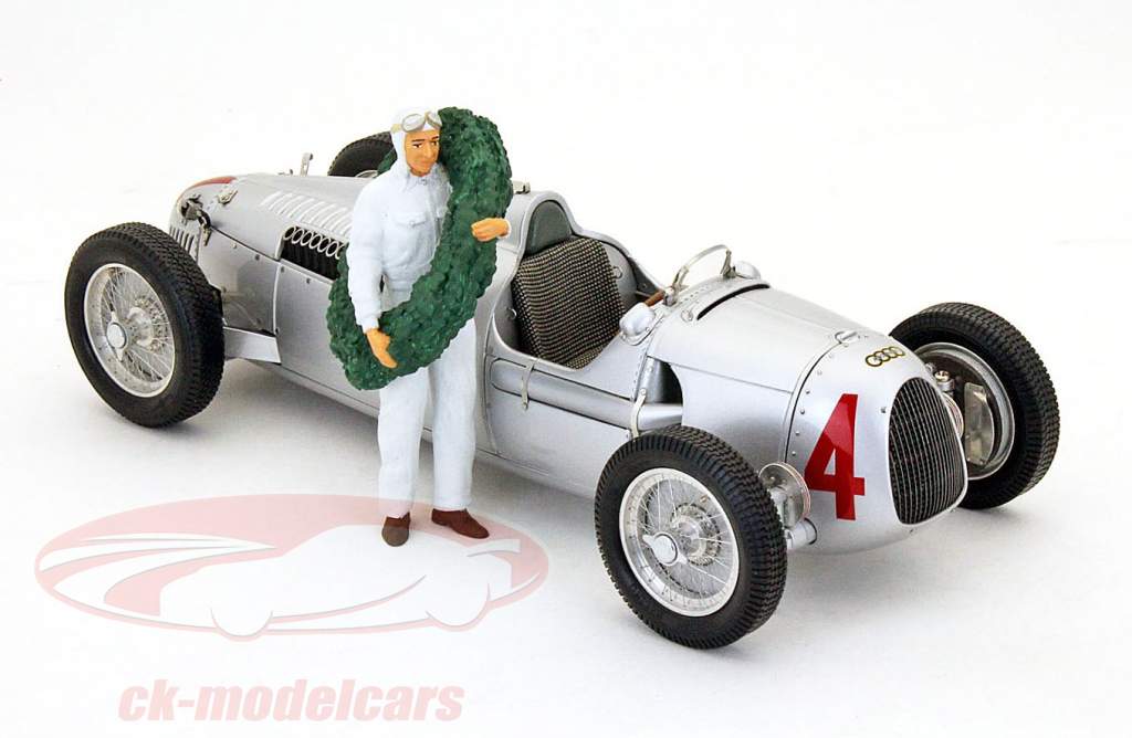 レース 車 ドライバ 数字 〜と 月桂樹 花輪 1:18 Figutec 数字