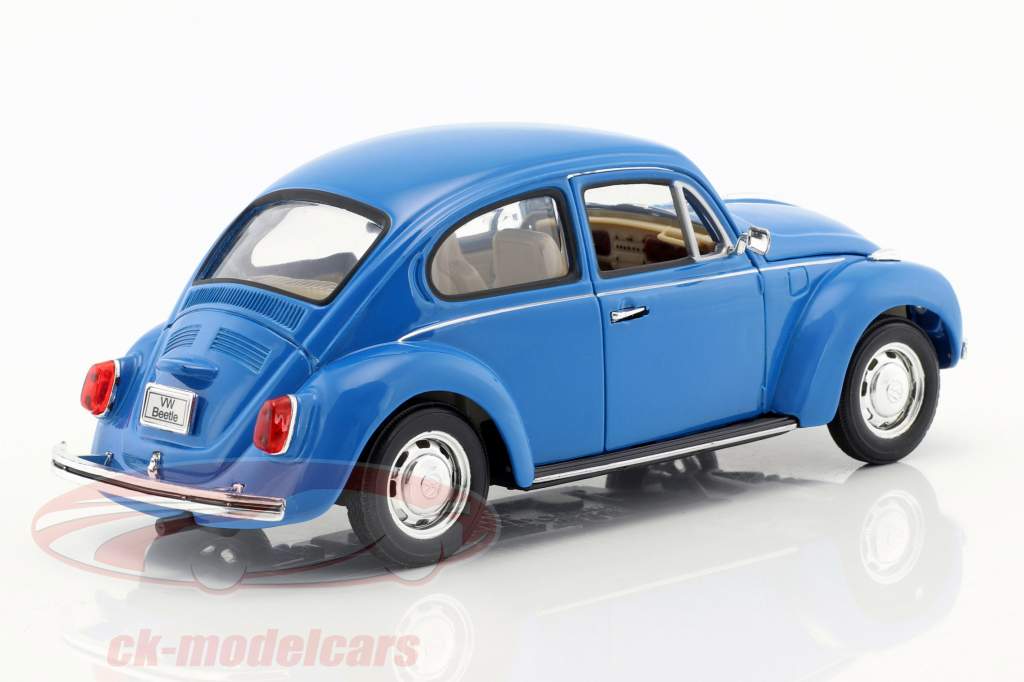 Volkswagen VW Beetle Год 1959 синий 1:24 Welly