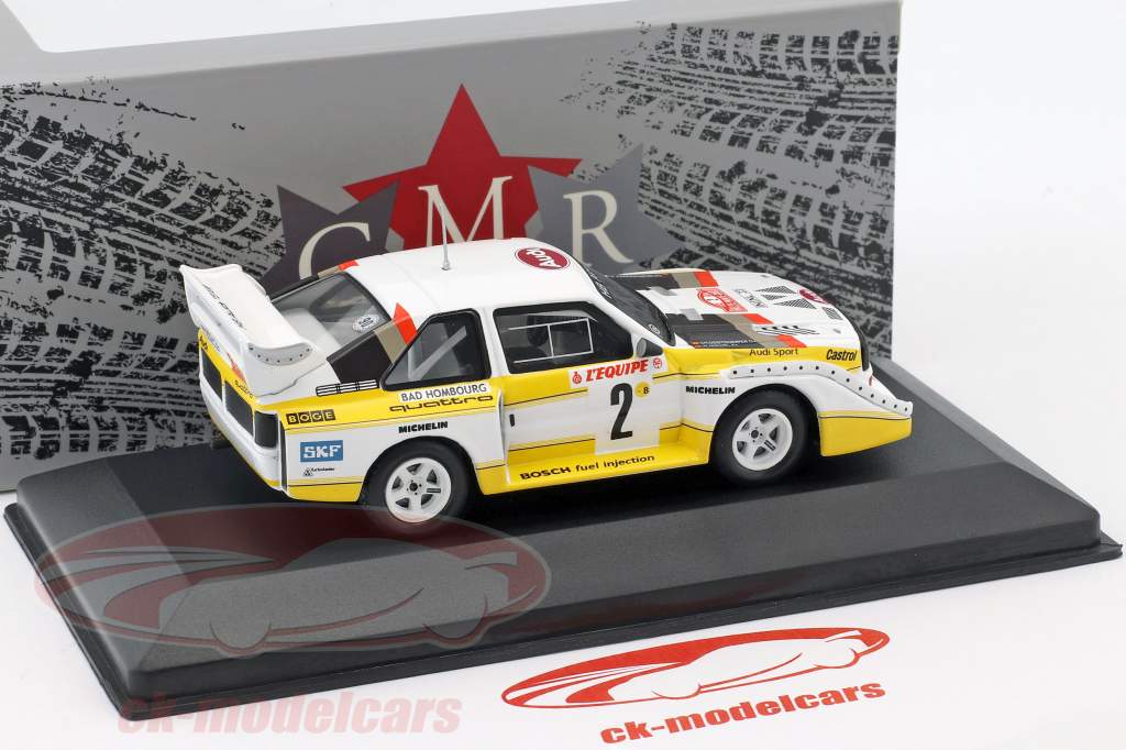 Audi Quattro Sport E2 #2 4 ° Rallye Monte Carlo 1986 Röhrl, Geistdörfer 1:43 CMR