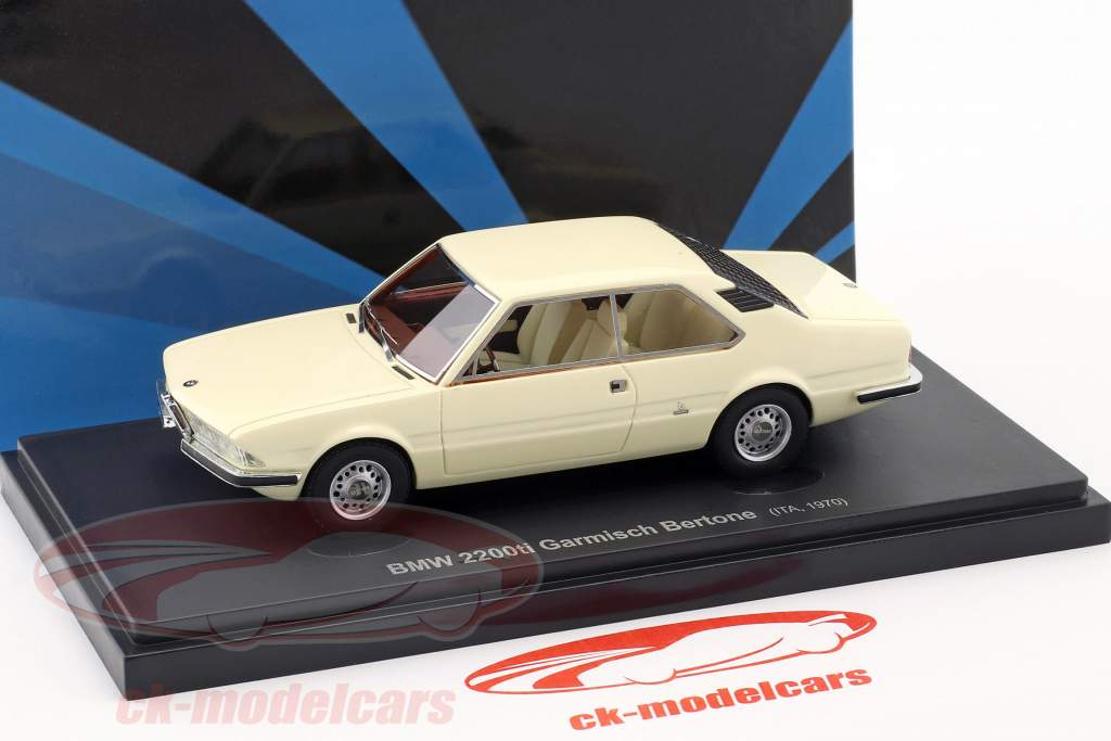 BMW 2200ti Garmisch Bertone year 1970 White 1:43 AutoCult