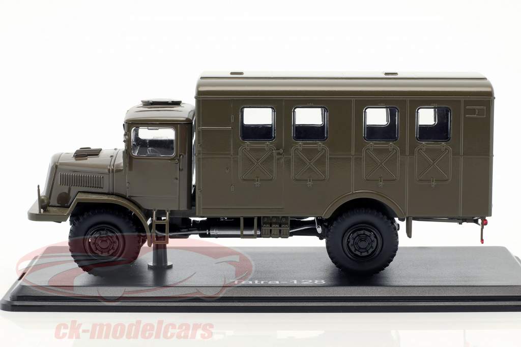 Tatra 128 van Opførselsår 1951 måtten oliven 1:43 Premium ClassiXXs