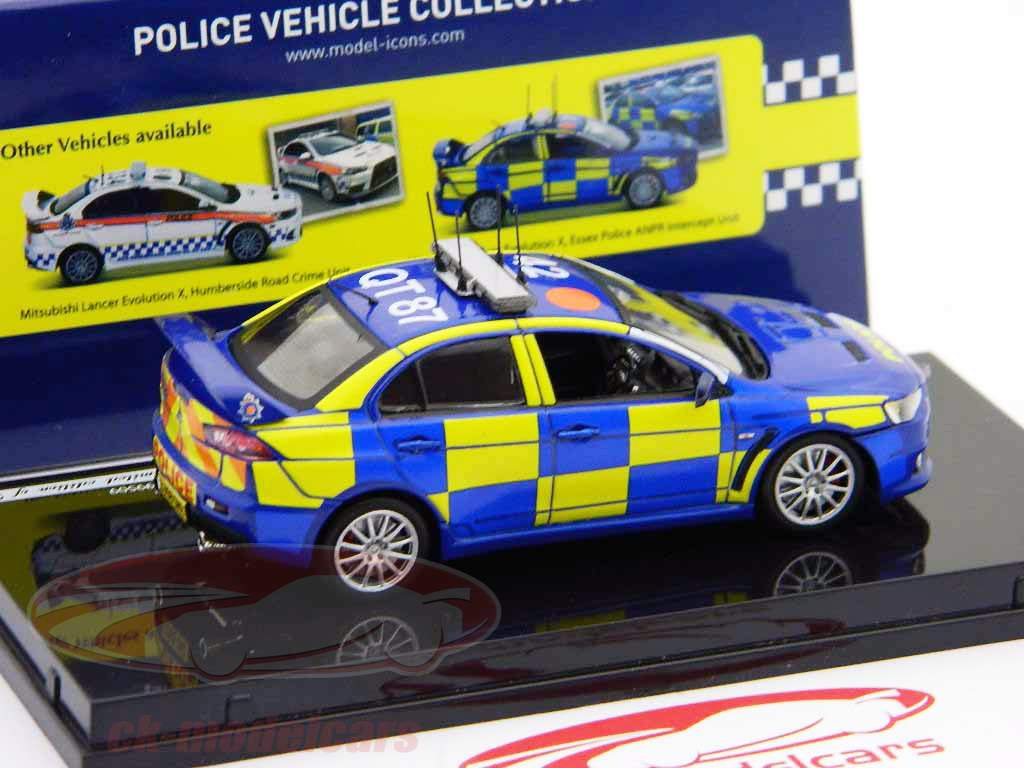 Mitsubishi Lancer Evolution X Essex Police ANPR Intercept Unit 1:43 Model Icons