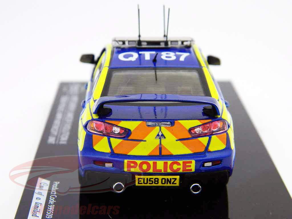 Mitsubishi Lancer Evolution X Essex Police ANPR Intercept Unit 1:43 Model Icons