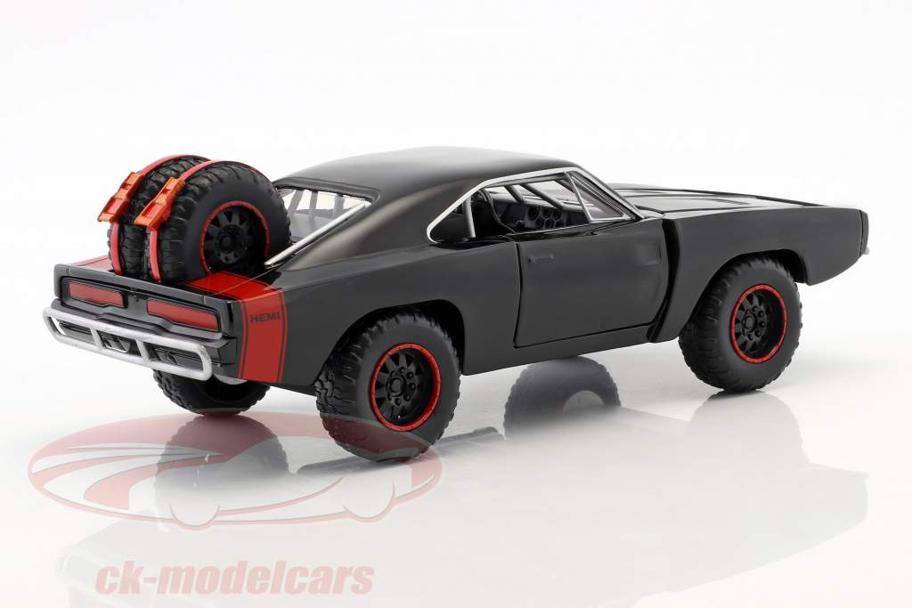 Dodge Charger R/T Offroad Jaar 1970 Fast and Furious 7 zwart 1:24 Jada Toys