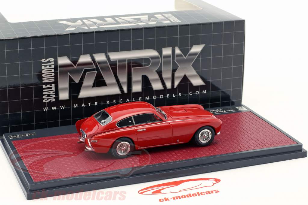 Ferrari 212 Inter Vignale Coupe 築 1951 赤 1:43 Matrix