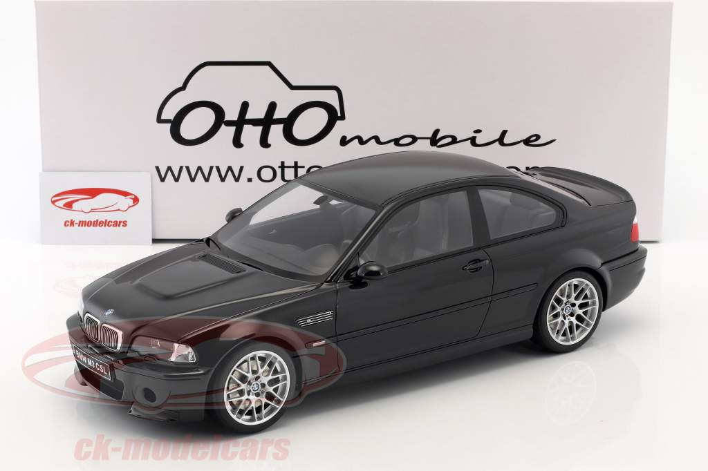 BMW E46 M3 CSL année de construction 2003 noir 1:12 OttOmobile