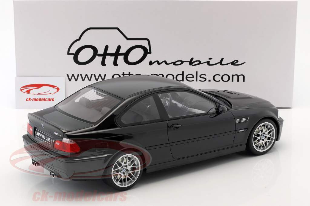 BMW E46 M3 CSL Baujahr 2003 schwarz 1:12 OttOmobile