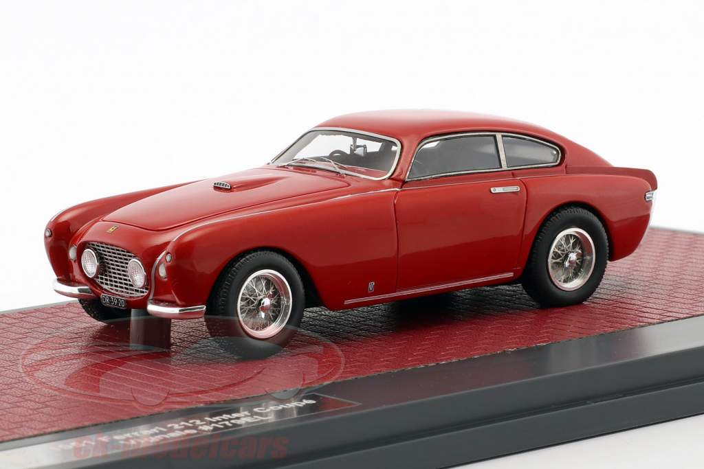 Ferrari 212 Inter Vignale Coupe 築 1951 赤 1:43 Matrix