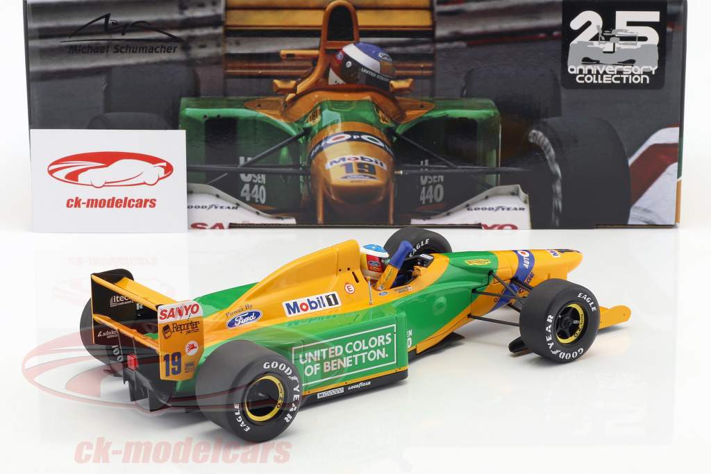 Minichamps 1:18 Michael Schumacher Benetton B192 #19 4th