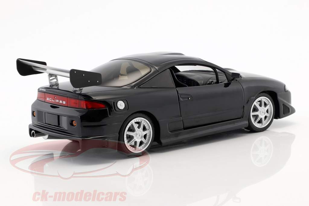 Mitsubishi Eclipse ano de construção 1995 preto 1:18 Greenlight