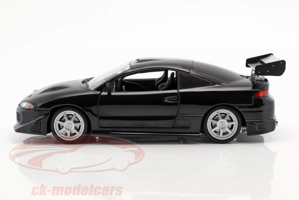 Mitsubishi Eclipse year 1995 black 1:18 Greenlight