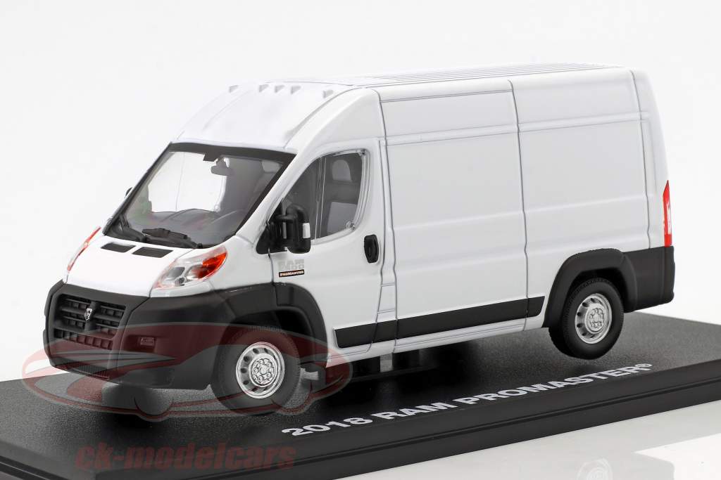 Ram ProMaster 2500 Cargo фургон Год постройки 2018 белый 1:43 Greenlight