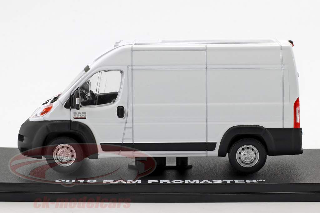Ram ProMaster 2500 Cargo фургон Год постройки 2018 белый 1:43 Greenlight