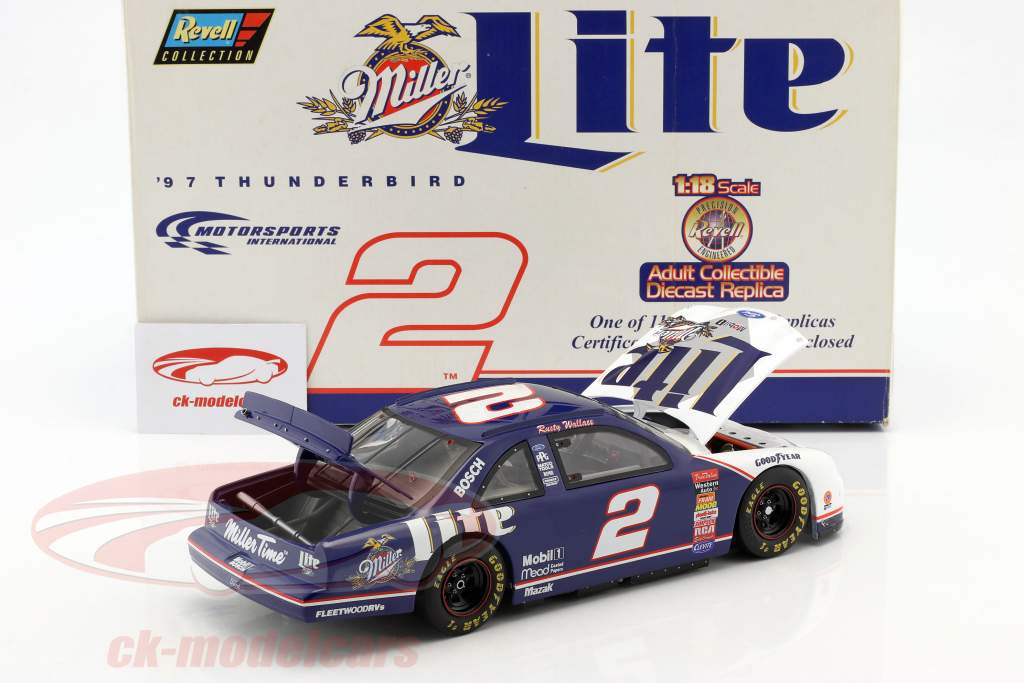 Rusty Wallace Ford Thunderbird #2 Nascar Series 1997 1:18 Revell