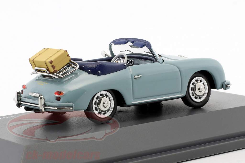 Porsche 356 A Cabriolet Reisezeit meißenblau 1:43 Schuco