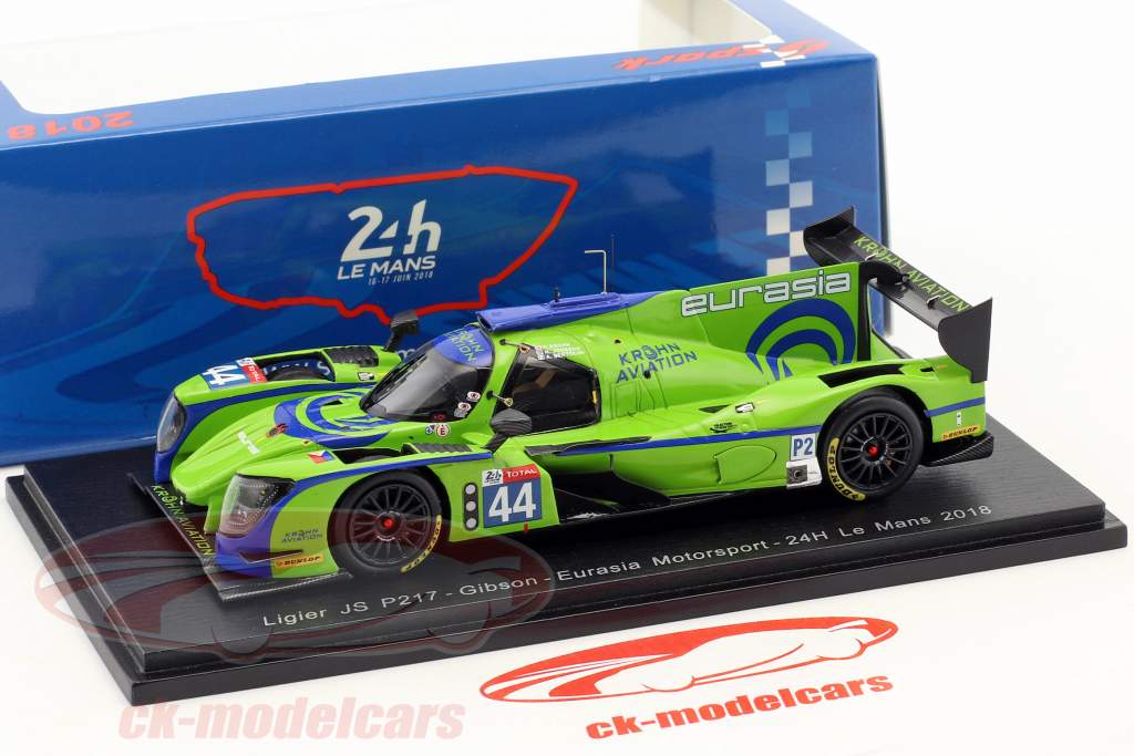 Ligier JS P217 #44 24h LeMans 2018 Bertolini, Jönsson, Krohn 1:43 Spark
