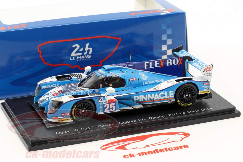 Ligier JS P217 #25 24h LeMans 2018 Patterson, de Jong, Kim 1:43 Spark