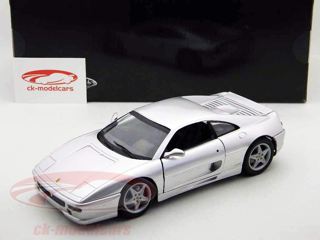 Ferrari F355 Berlinetta 1994 argento 1:18 HotWheels