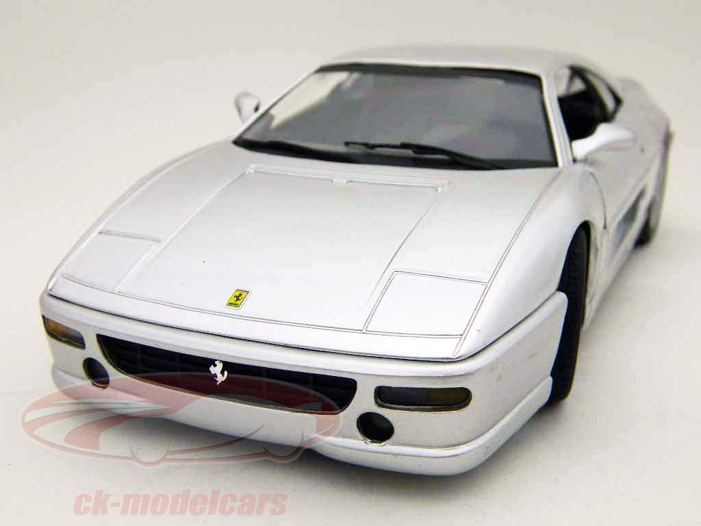 Ferrari F355 Berlinetta 1994 argento 1:18 HotWheels