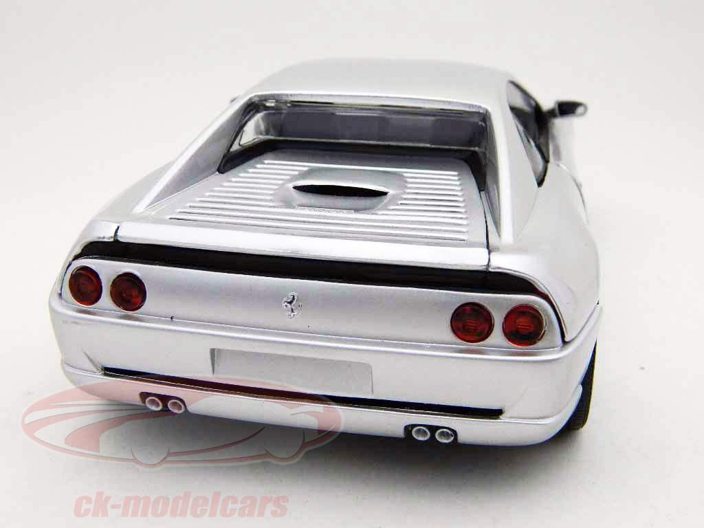Ferrari F355 Berlinetta 1994 argento 1:18 HotWheels