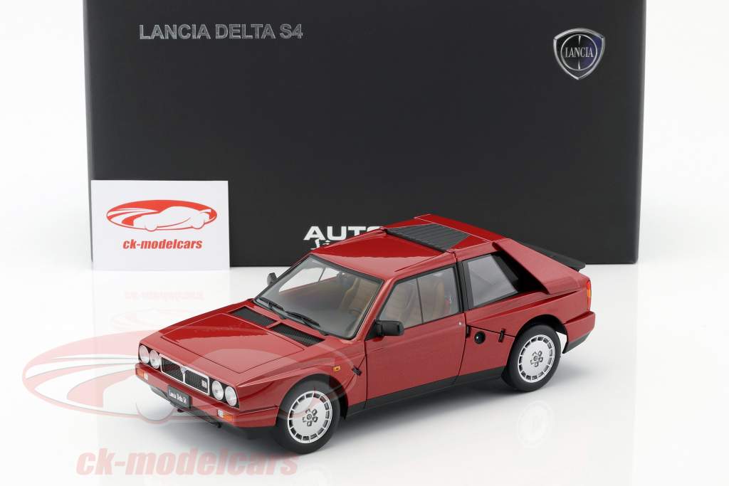 Lancia Delta S4 Year 1985 red 1:18 AUTOart