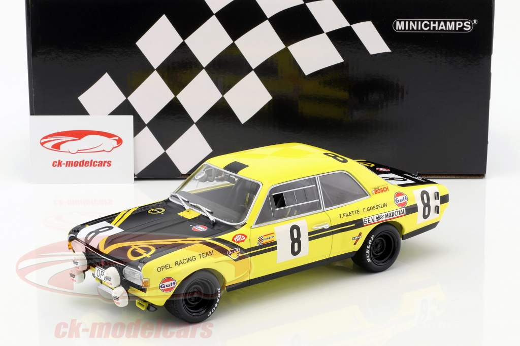 Opel Commodore A Steinmetz #8 24h Spa 1970 Pilette, Gosselin 1:18 Minichamps