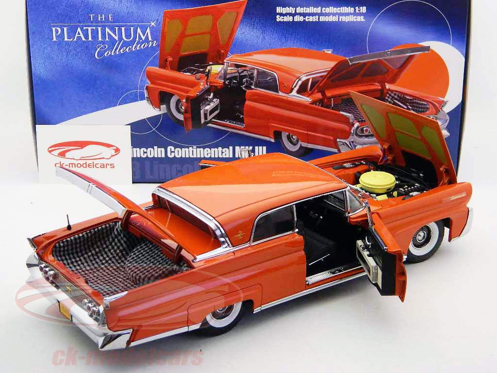 Lincoln Continental MK III Baujahr 1958 matador rot 1:18 SunStar