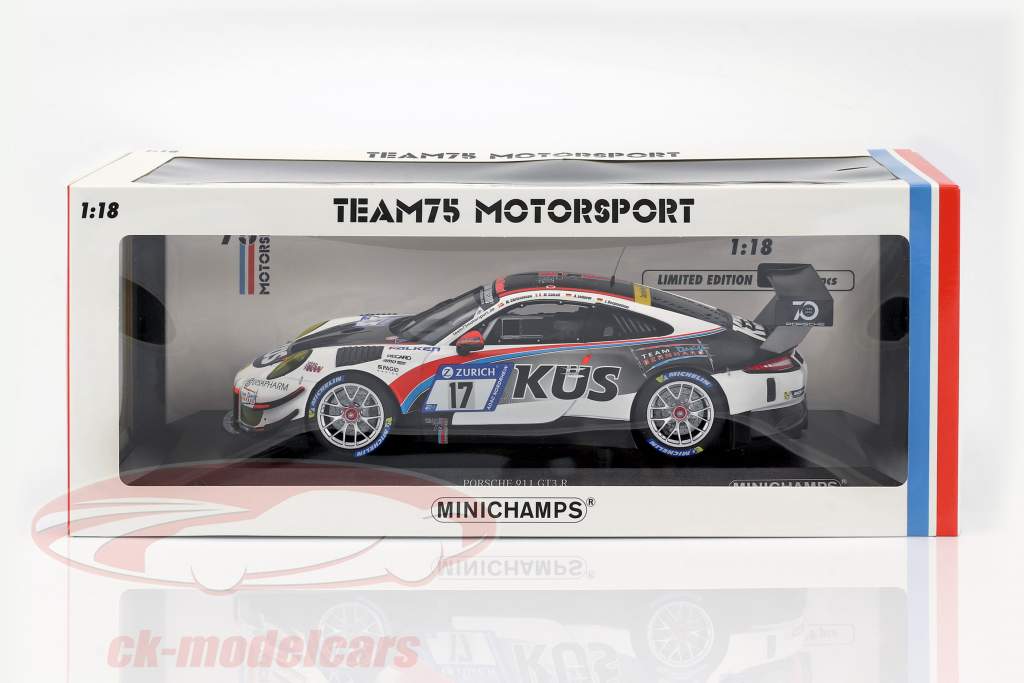 Porsche 911 GT3 R #17 24h Nürburgring KÜS Team 75 Bernhard 1:18 Minichamps