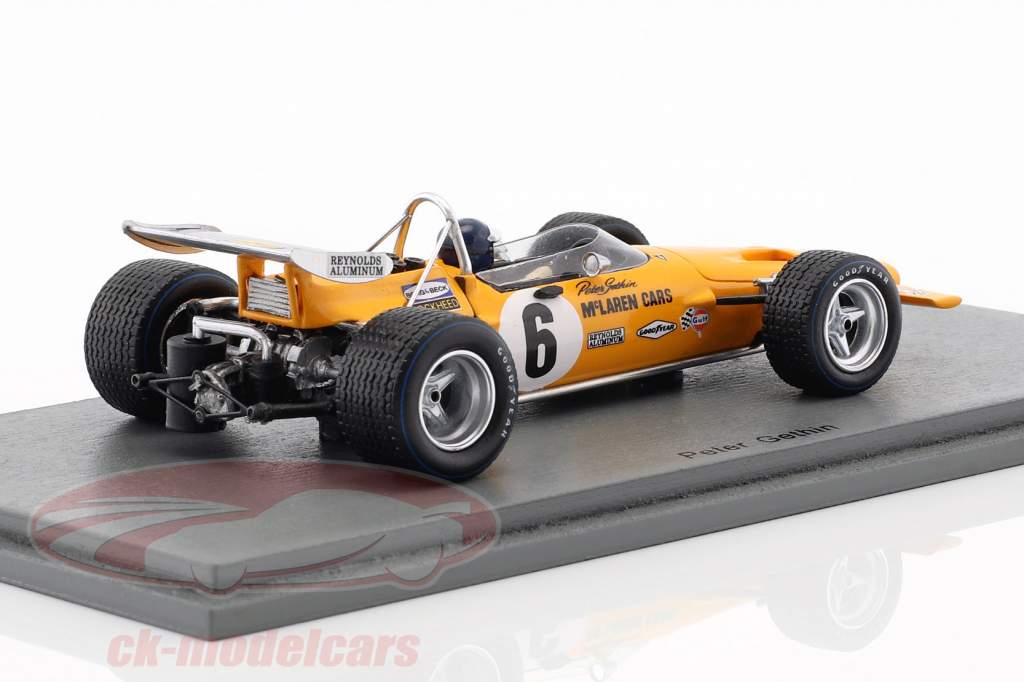 Peter Gethin McLaren M14A #6 Canada GP formule 1 1970 1:43 Spark