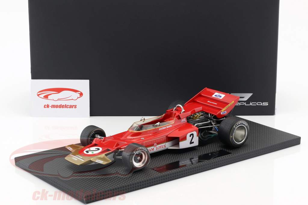 Jochen Rindt Lotus 72C #2 Wereldkampioen Formule 1 1970 1:18 GP Replica&#39;s