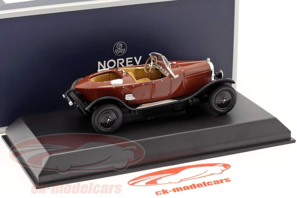 Citroen B2 Caddy 建造年份 1923 栗色 1:43 Norev
