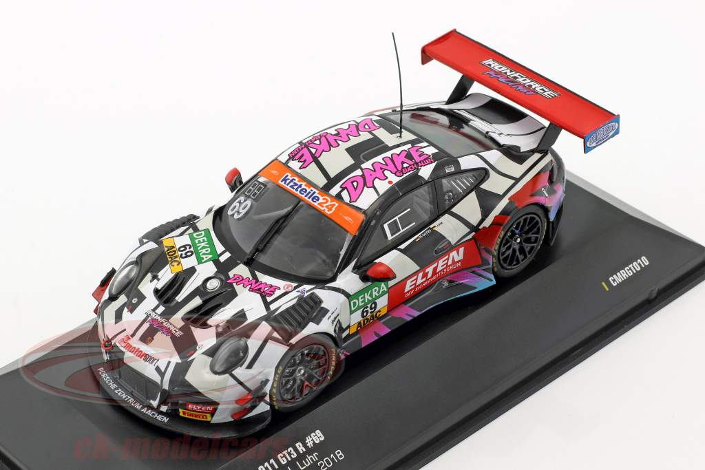 Porsche 911 (991) GT3 R #69 ADAC GT Masters Hockenheim 2018 Danke Fans 1:43 CMR