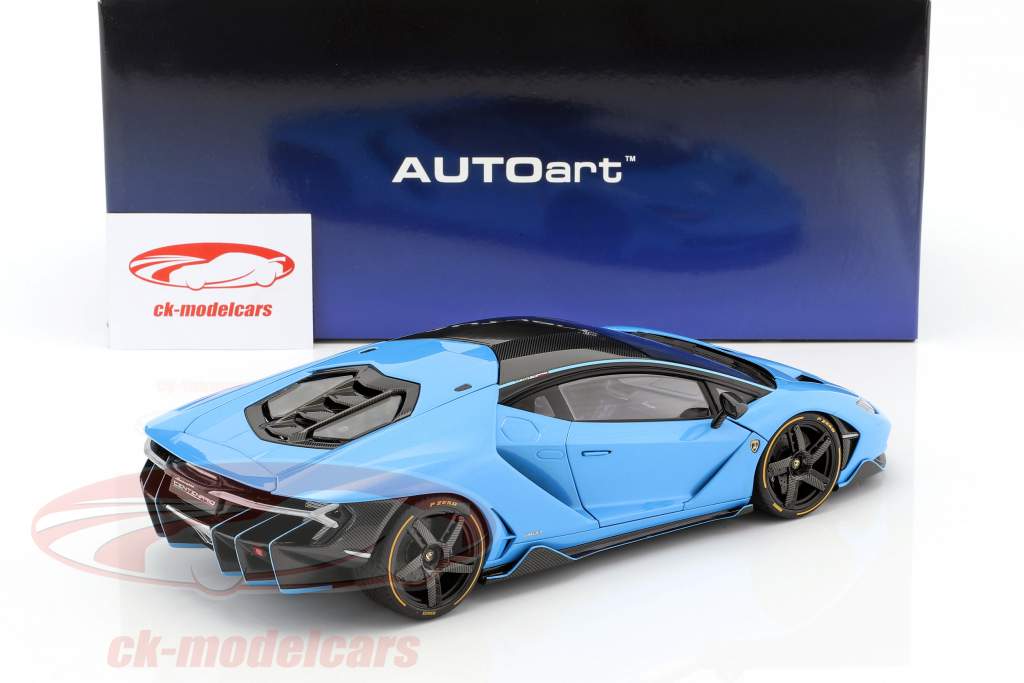 Lamborghini Centenario LP770-4 Год постройки 2017 Цефей синий металлический 1:18 AUTOart