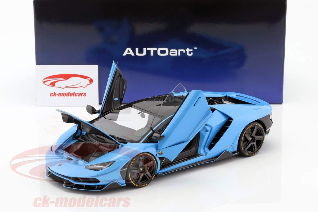 Lamborghini Centenario LP770-4 Год постройки 2017 Цефей синий металлический 1:18 AUTOart