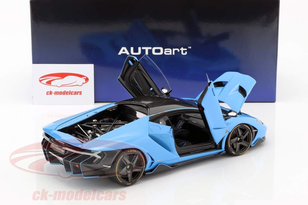 Lamborghini Centenario LP770-4 Baujahr 2017 cepheus blau metallic 1:18 AUTOart