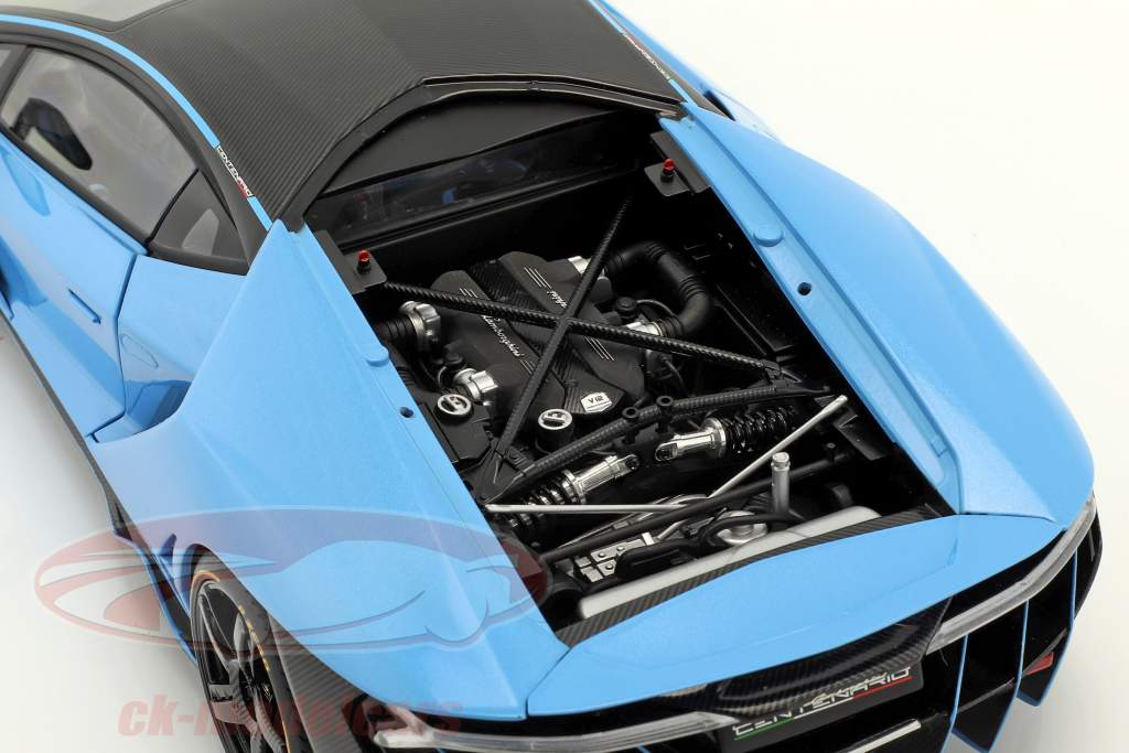 Lamborghini Centenario LP770-4 Год постройки 2017 Цефей синий металлический 1:18 AUTOart