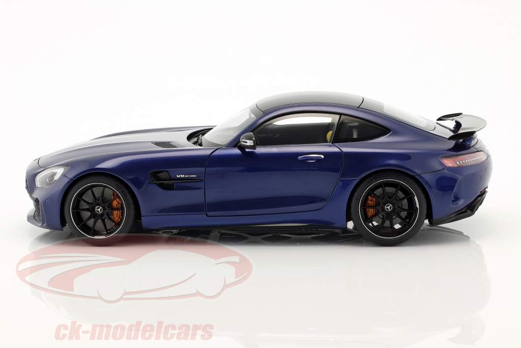 Mercedes-Benz AMG GT R año de construcción 2017 brillante azul metálico 1:18 AUTOart