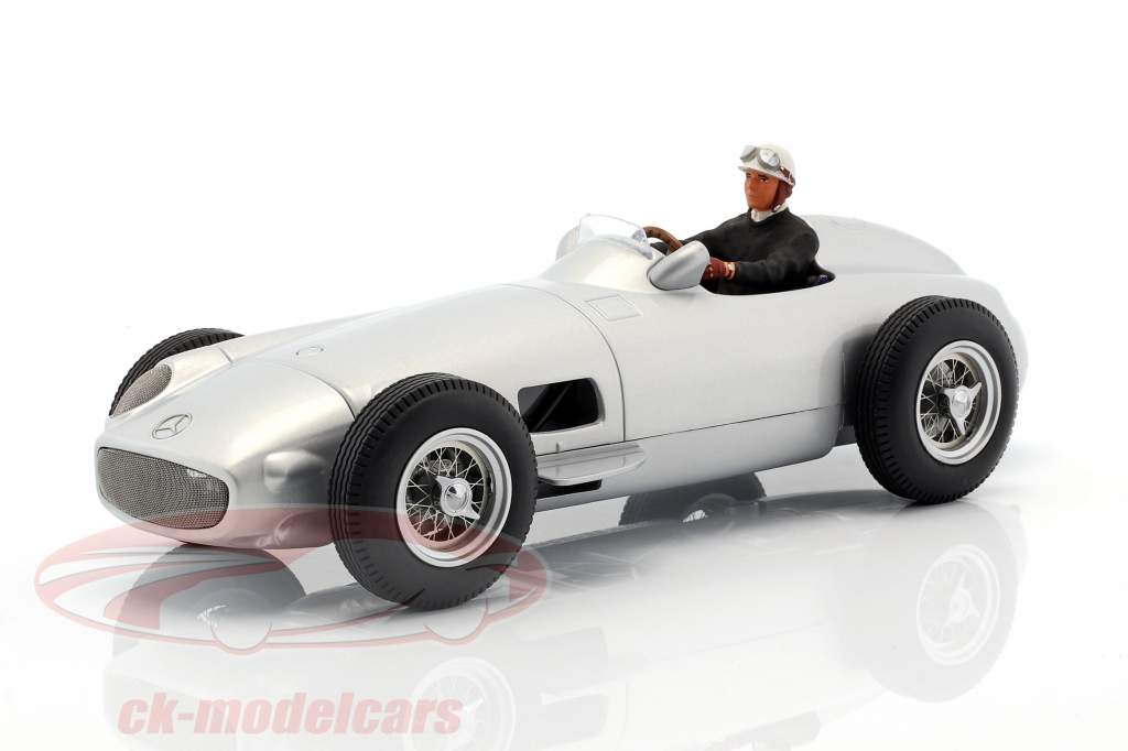 assis coureur figure avec noir pull-over 1:18 FigurenManufaktur