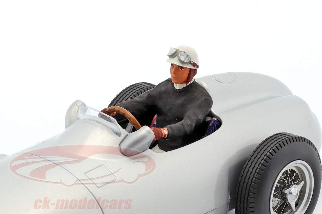 seated racer figure with black pullover 1:18 FigurenManufaktur