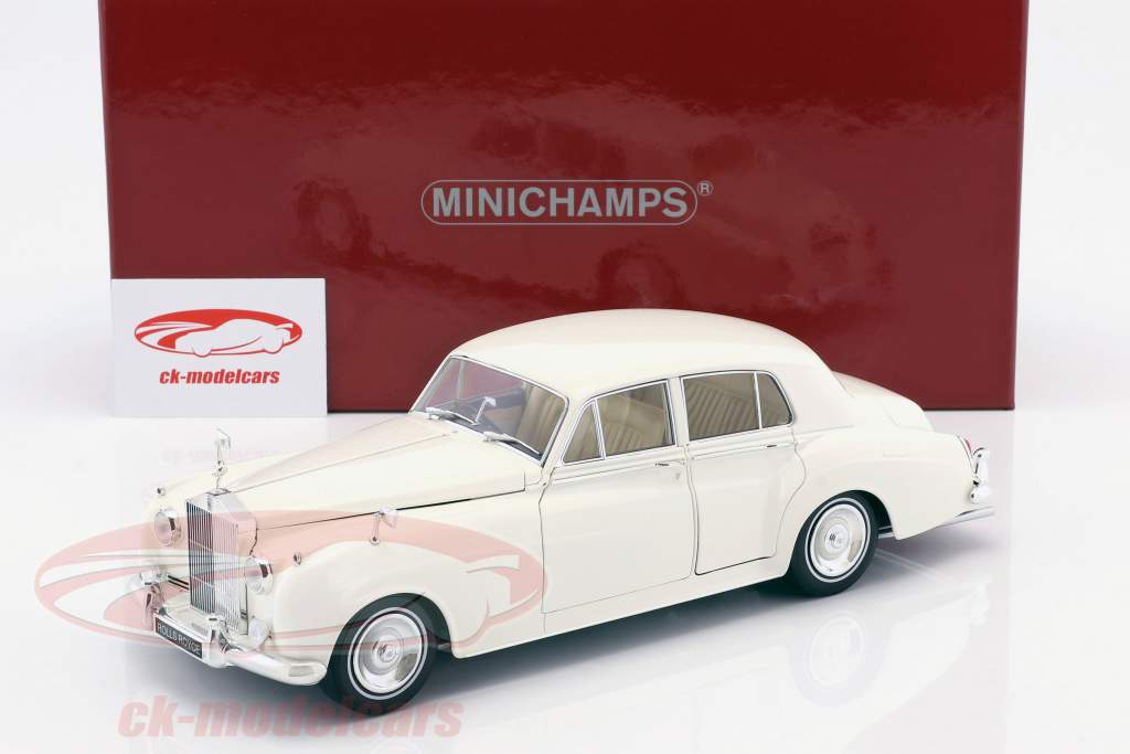 Rolls-Royce Silver Cloud II jaar 1960 wit 1:18 Minichamps