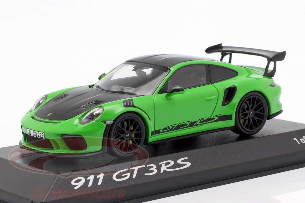 Porsche 911 (991) GT3 RS Weissach package 2018 lizard green 1:43 Minichamps
