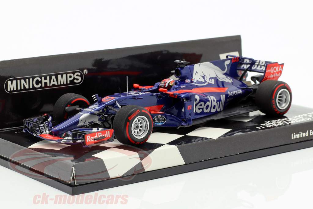 Pierre Gasly Toro Rosso STR12 #10 F1 debut japonés GP 2017 1:43 Minichamps