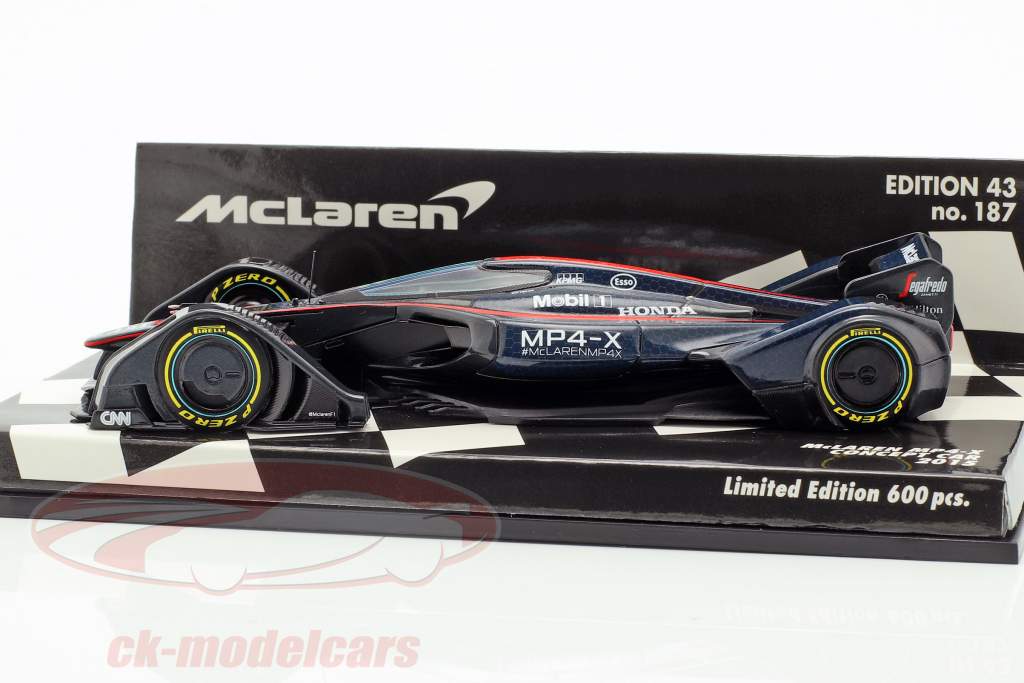 McLaren MP4-X Concept Car 2015 fórmula 1 1:43 Minichamps