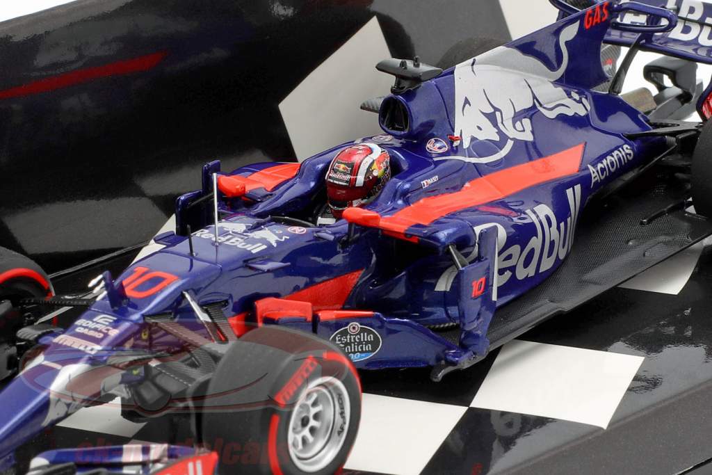 Pierre Gasly Toro Rosso STR12 #10 F1 debut japonés GP 2017 1:43 Minichamps