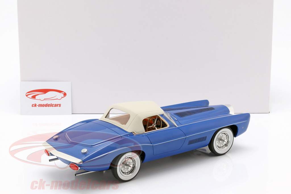 Bugatti T101C Exner-Ghia Closed Top 築 1966 ブルー 1:18 Matrix