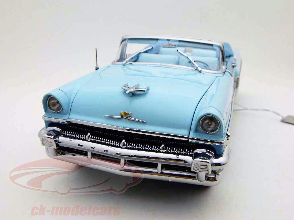Mercury Montclair Convertible Année 1956 2 tons bleu 1:18 SunStar