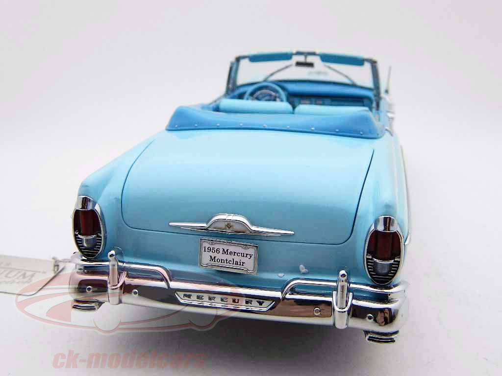 Mercury Montclair Convertible Année 1956 2 tons bleu 1:18 SunStar