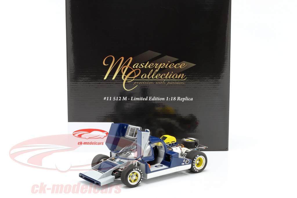 Ferrari 512M Provo Version 1971 azul / amarelo 1:18 GMP
