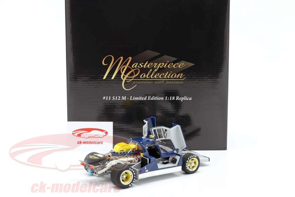 Ferrari 512M Provo Version 1971 azul / amarelo 1:18 GMP